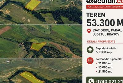 Teren extravilan de 53300 mp, în Părău