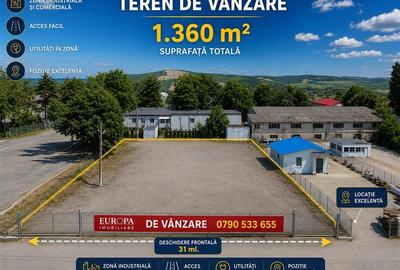 Teren Construcții intravilan de 1360 mp, în Sud - 1