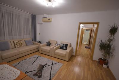 Apartament cu 3 camere semidecomandat, mobilat în Iancului