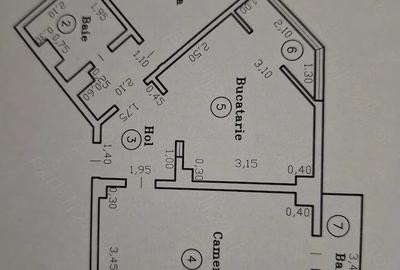 Apartament cu 2 camere decomandat în Dâmbovița