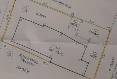 Casă individuală cu 2 camere cu Canalizare în 13 Septembrie