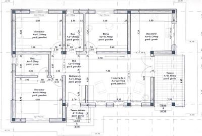 Casă individuală cu 4 camere cu Teren 445 Mp în Tomești