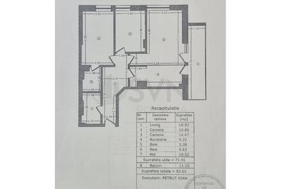Apartament cu 3 camere decomandat, mobilat în Lujerului - 19