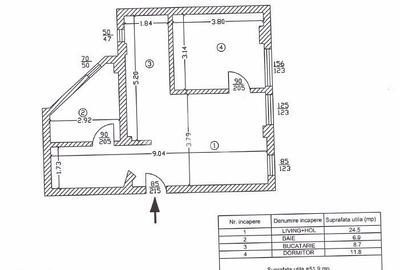 Apartament cu 2 camere în Negru Vodă - 8