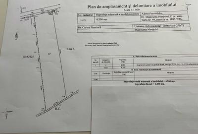 Teren de 4200 mp, în Exterior Vest - 1