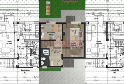 Casă cu 4 camere cu Teren 70 Mp în Central - 3