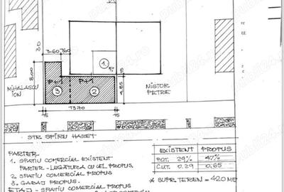 Casa si teren 450mp Str. Spiru Haret BZ Pretabila pentru locuinta sau spatiu comercial - 3