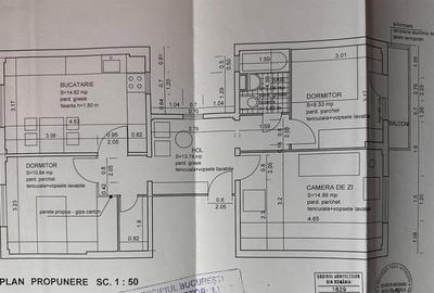 Apartament 3 camere  transformat din 4 camere cu autorizatie - Tei - Grigore Moi - 8