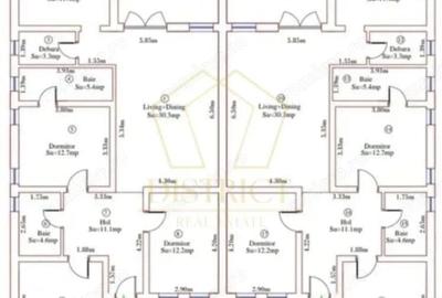 Duplex cu 4 camere si piscina | Cornesti - 5