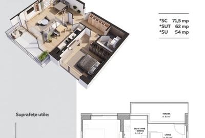 Apartament 2 camere Cloud 9 Pipera - bloc nou - 3