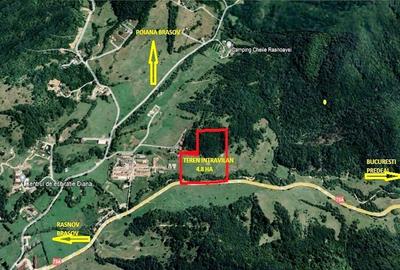 Teren superb intravilan cu PUZ  zona Rasnov Cheile Rasnoavei - 1