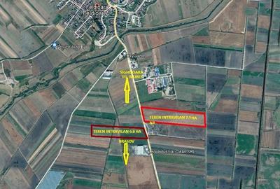 Teren Feldioara cu deschidere la DN 13 - 2