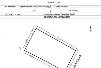 Teren de 242 mp, în Apărătorii Patriei