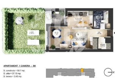 Garsonieră semidecomandată în Voluntari - 2