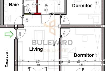 Apartament cu 3 camere semidecomandat, mobilat în Apahida - 2