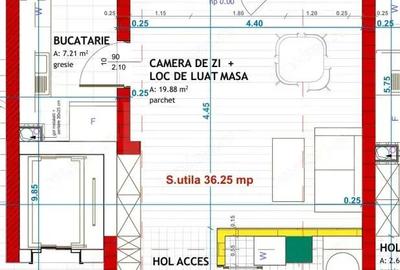 Garsonieră decomandată în Florești - 1