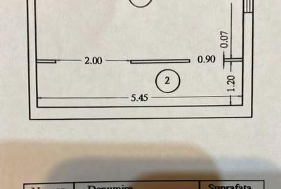 Apartament cu 2 camere în Central