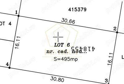 Teren 825mp  cu autorizatie de duplex sau casa individuala | Giroc - 4