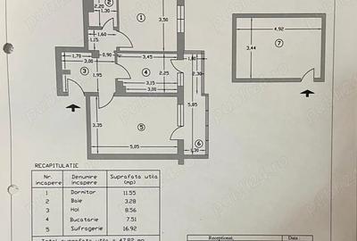 Apartament cu 2 camere decomandat în Central - 3