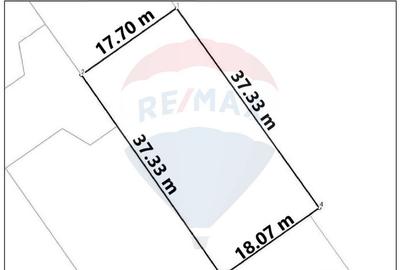 Teren de 668 mp, în Sânpetru