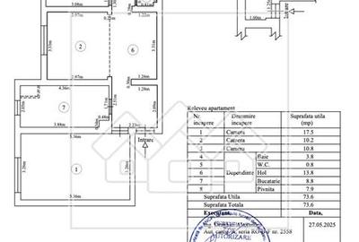 Apartament cu 3 camere decomandat în Terezian - 9