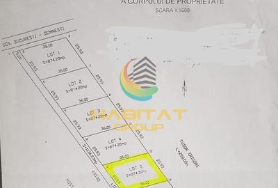 Teren Construcții intravilan de 1040 mp, în Domnești - 1