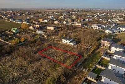 DRAGOMIRESTI-DEAL, TEREN 447 MP, PROIECT DE CASA INCLUS, DES - 2