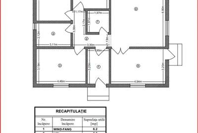 Casă individuală cu 4 camere cu Canalizare în Ordoreanu - 10