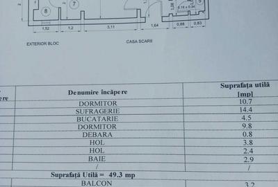 Apartament cu 3 camere semidecomandat în Coman - 1