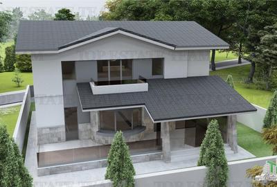 Vila superba in lucru, in zona exclusivista ROSU-DUDU-PADURE, 580 mp teren, 271 - 3