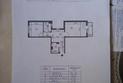 Apartament cu 2 camere decomandat în Titan
