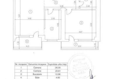 Apartament cu 2 camere decomandat, mobilat în Pajura - 4