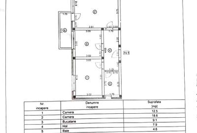 Apartament cu 2 camere decomandat în Sânpetru - 10