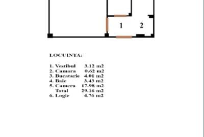 Garsonieră decomandată, mobilată în Bucur Obor
