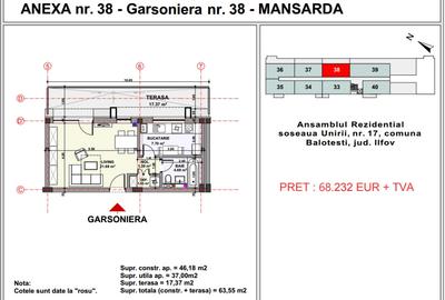 Garsoniera in Complex Unirii Apartment's Balotesti - 8