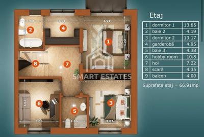 Comision 0% - Vila P+1E+M 182 mp utili - Popesti-Leordeni - 4