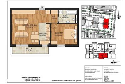 Apartament cu 2 camere în Tractorul - 4
