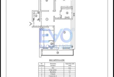 Apartament cu 3 camere decomandat în Albești