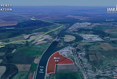 31.51 HA - Teren de Vanzare - Cernavoda, CT (Intermodal) - 2