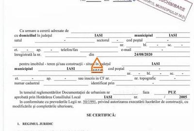 Teren intravilan , PUZ , locuinte colective ( D+P+3E+M ) - 16.270 mp - Pacurari - 4