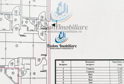 Apartament 3 camere, 2 bai, bloc anul 2003, Calea Romanului - 9