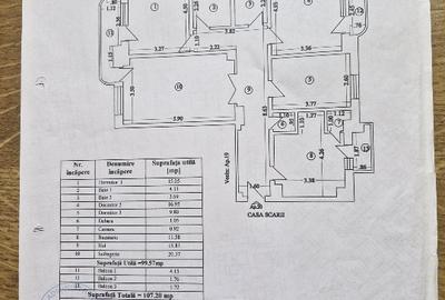 Apartament cu 4 camere decomandat, mobilat în Gara - 9