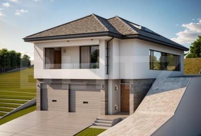 Casa de vanzare, 4 camere, 95 mp, panouri solare,teren 500 - 11