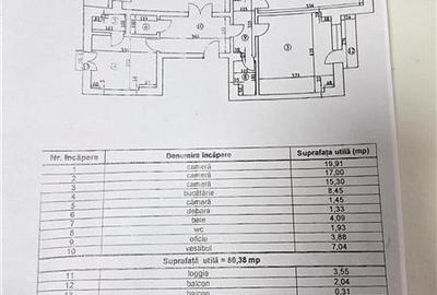 Apartament cu 3 camere decomandat în Central - 12
