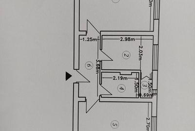 Apartament cu 2 camere decomandat în Central - 1