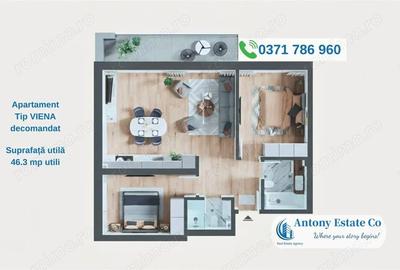 Apartament cu 2 camere decomandat în Iosia - 3