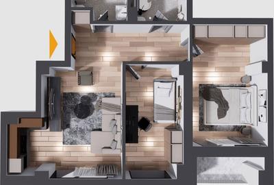 Apartament cu 3 camere în Cug - 3