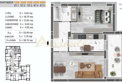 Apartament 2 camere Grand Arena Sector 4 - 2