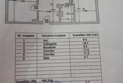 Apartament cu 3 camere decomandat în Bere - 1