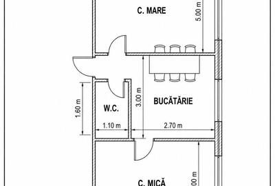 Apartament cu 2 camere decomandat în Stana - 4
